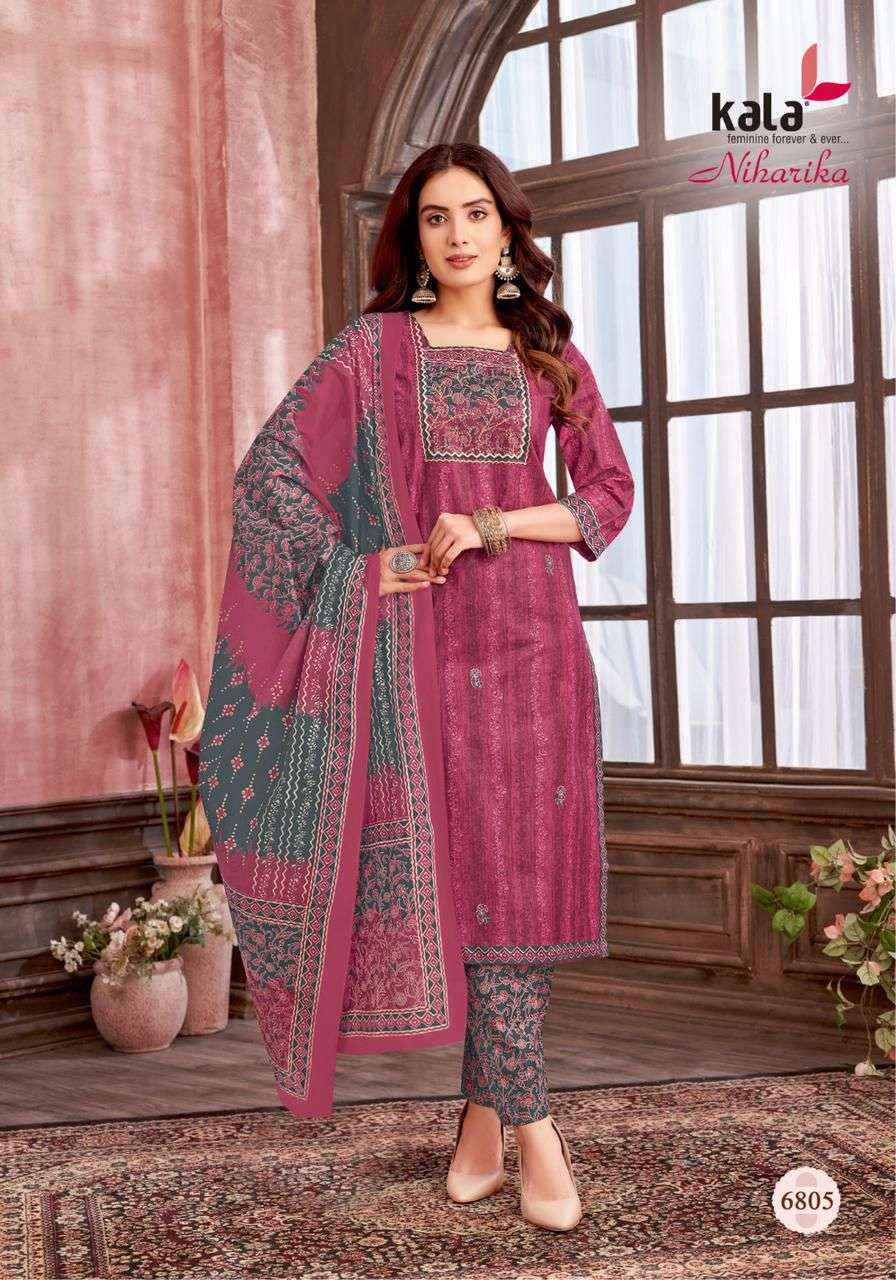 Kala Niharika Vol 3 Cotton Dress Material 8 pcs Catalogue