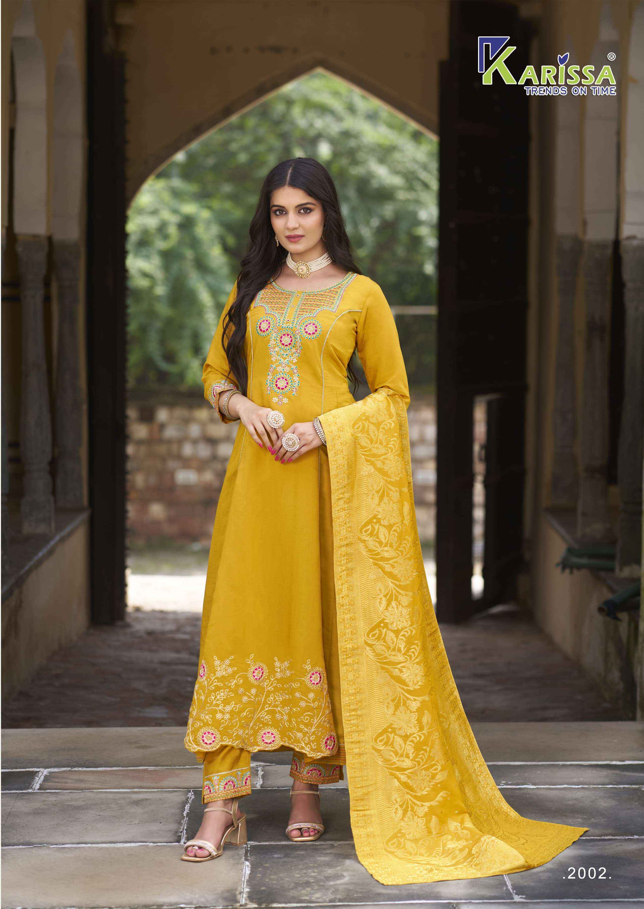 Karissa Kalisha Vol 2 Viscouse Silk Kurti Combo 4 pcs Catalogue