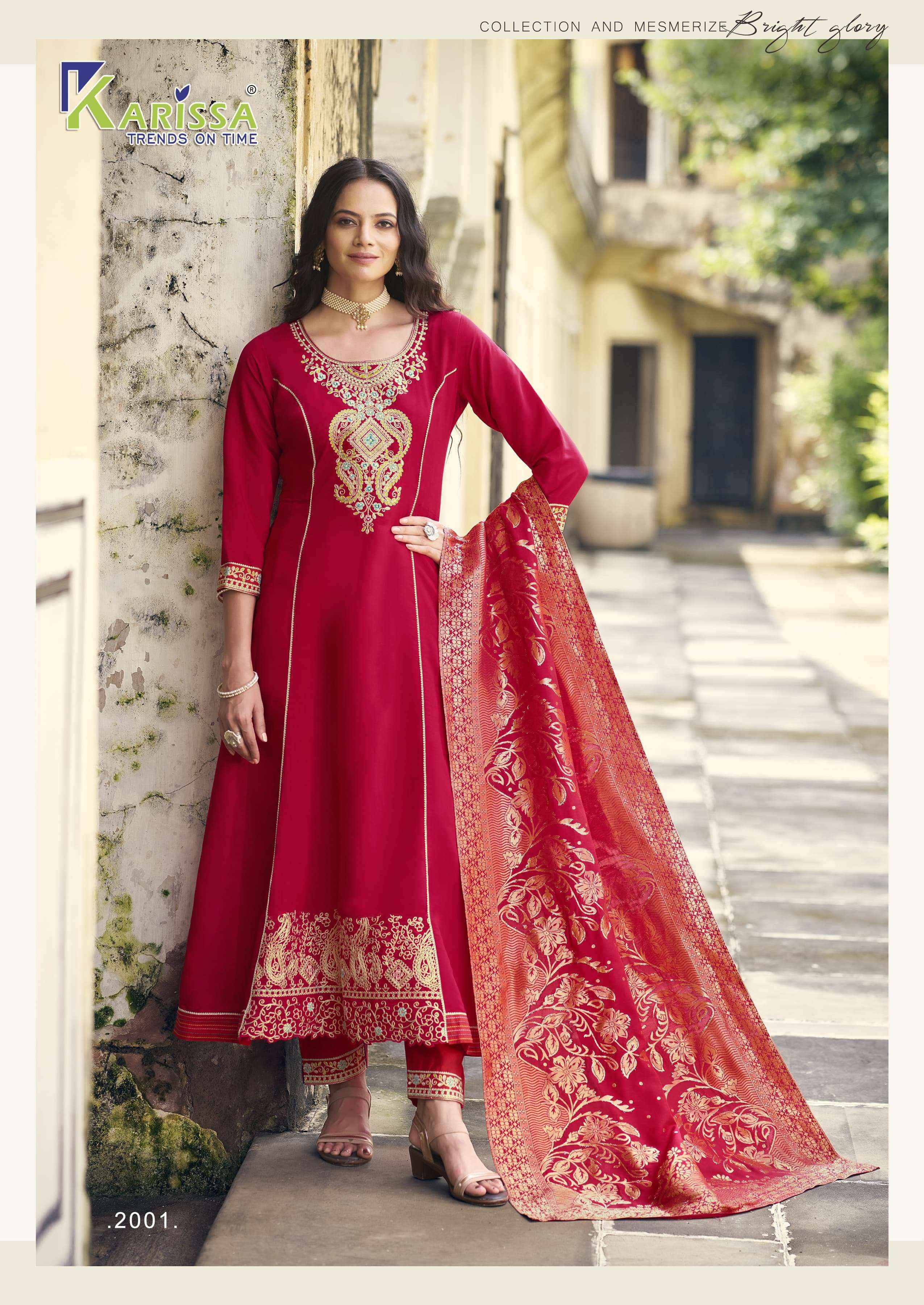 Karissa Kalisha Vol 2 Viscouse Silk Kurti Combo 4 pcs Catalogue