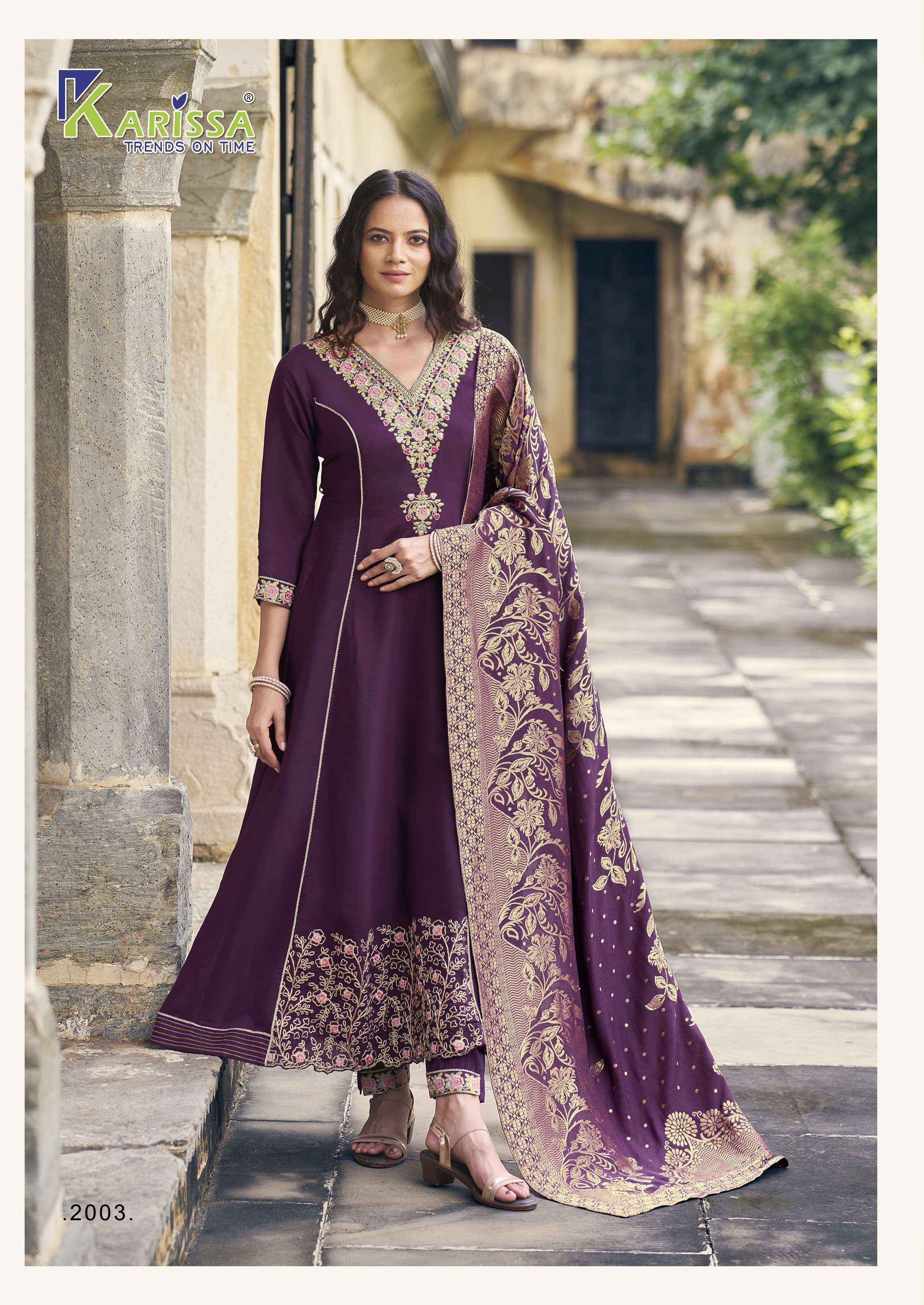 Karissa Kalisha Vol 2 Viscouse Silk Kurti Combo 4 pcs Catalogue