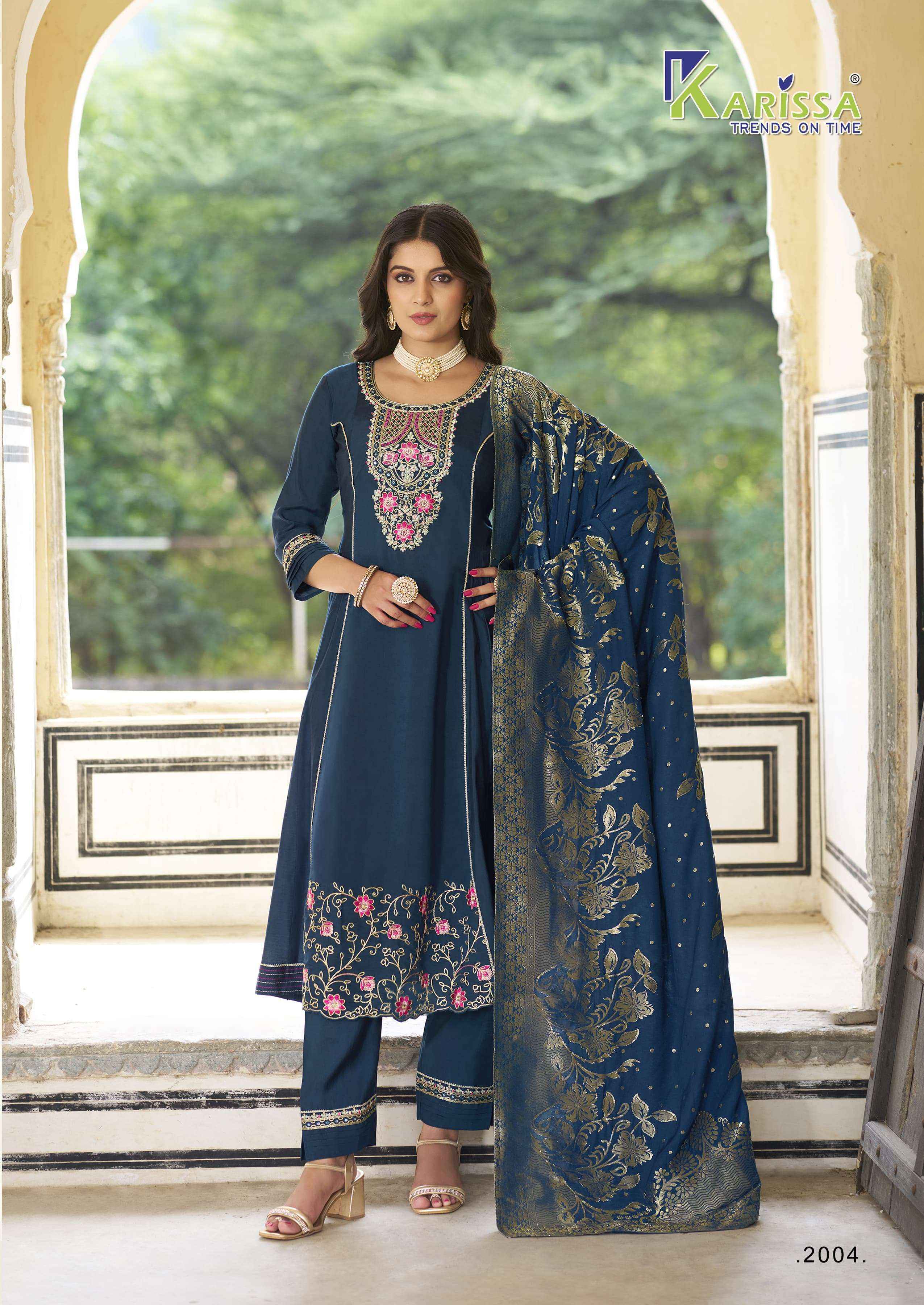 Karissa Kalisha Vol 2 Viscouse Silk Kurti Combo 4 pcs Catalogue