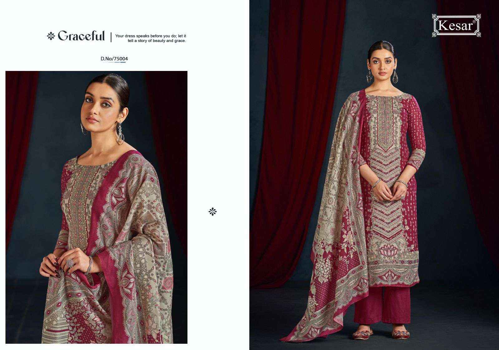 Kesar Aarambh Pashmina Dress Material 4 pcs Catalogue