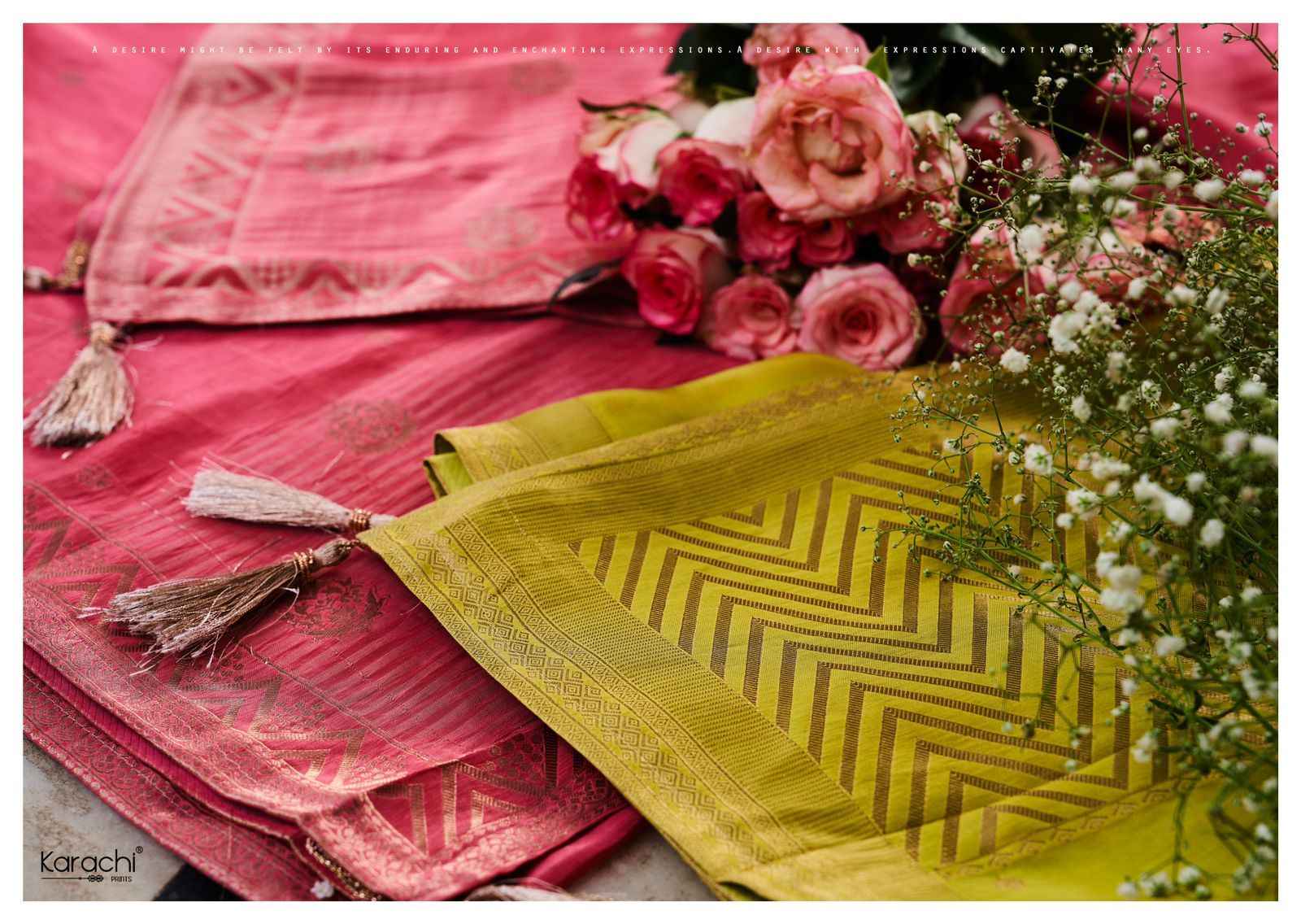 Kanjivaram dress material deals