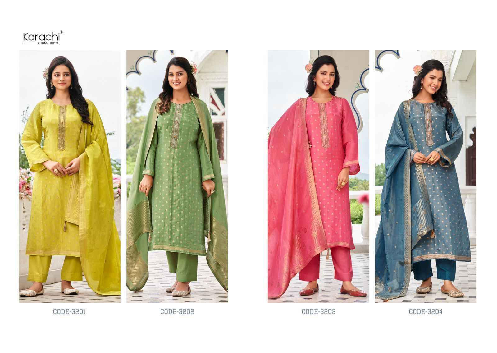 Kanjivaram dress material clearance