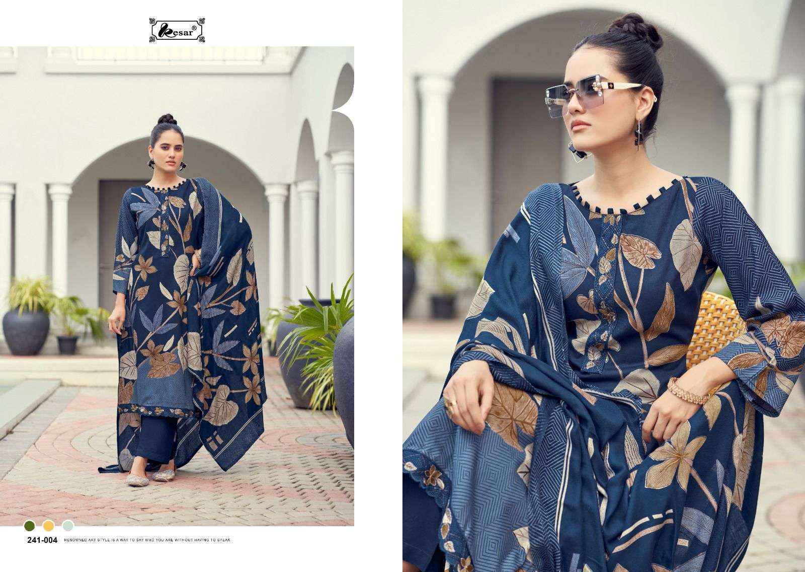 Kesar Sama Saveda Vol 1 Pashmina Dress Material 6 pcs Catalogue