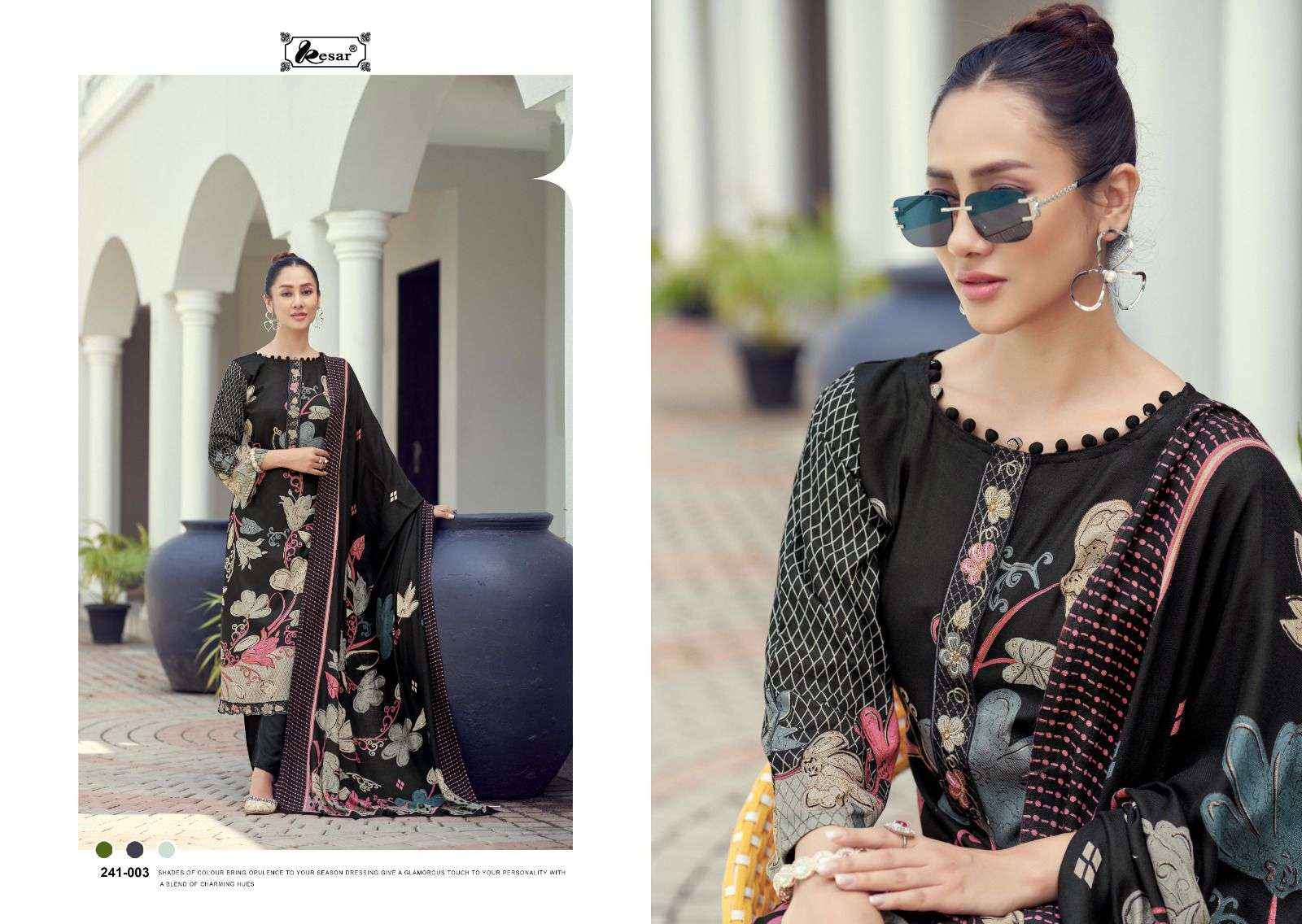 Kesar Sama Saveda Vol 1 Pashmina Dress Material 6 pcs Catalogue