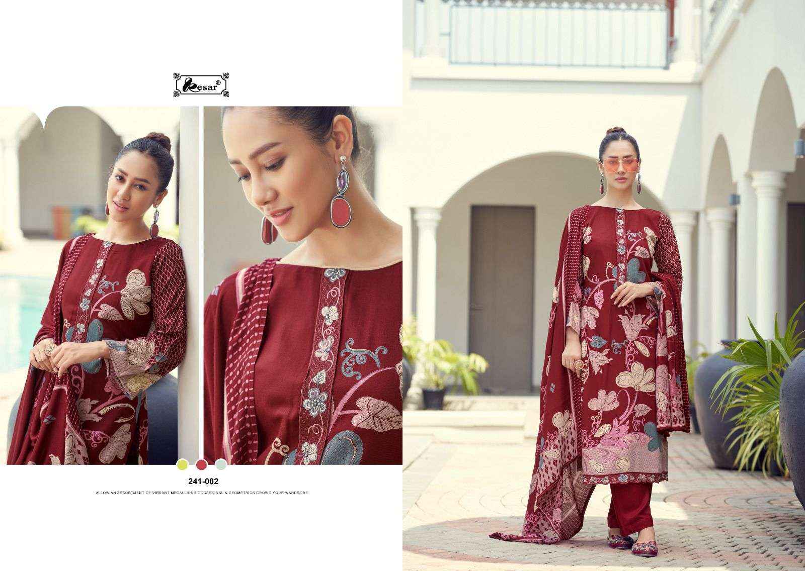 Kesar Sama Saveda Vol 1 Pashmina Dress Material 6 pcs Catalogue