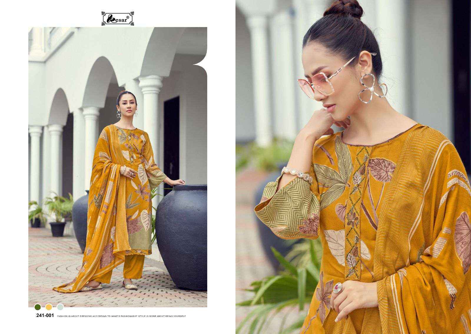 Kesar Sama Saveda Vol 1 Pashmina Dress Material 6 pcs Catalogue