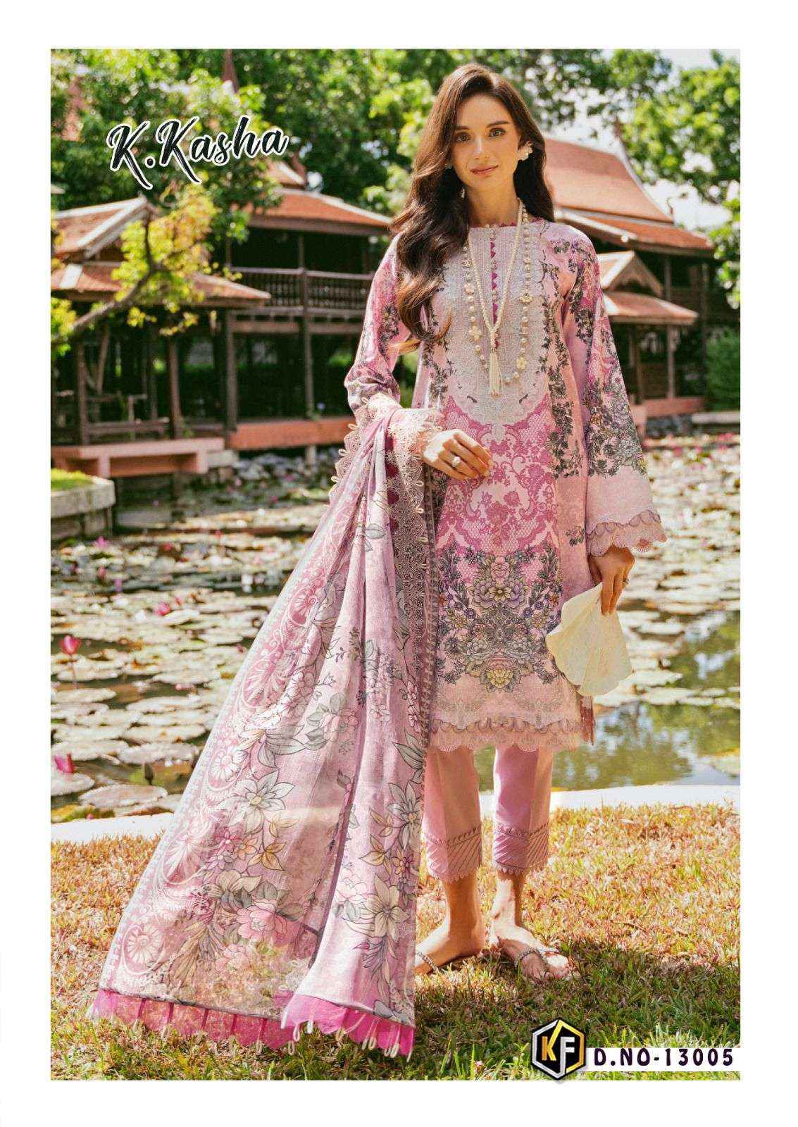 Keval Fab K Kasha Vol 13 Cotton Dress Material 6 pc Cataloge