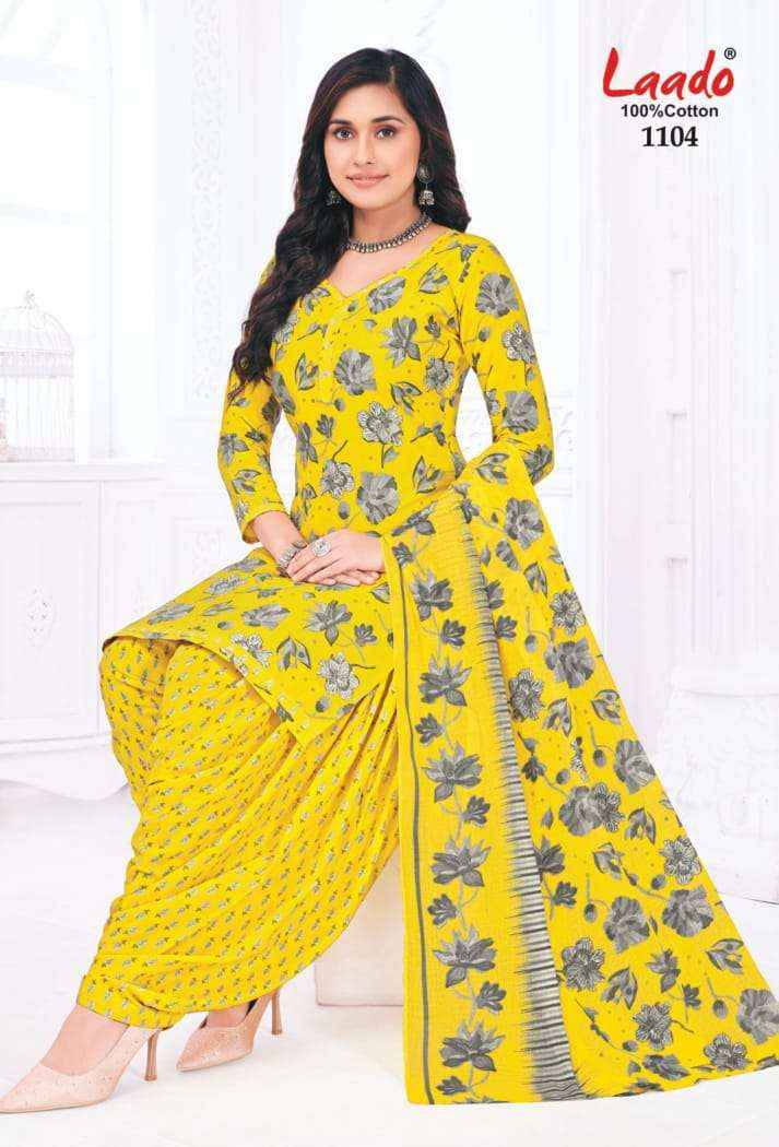 Laado Nadiya Patiyala Vol 11 Cotton Dress Material 12 pcs Catalogue