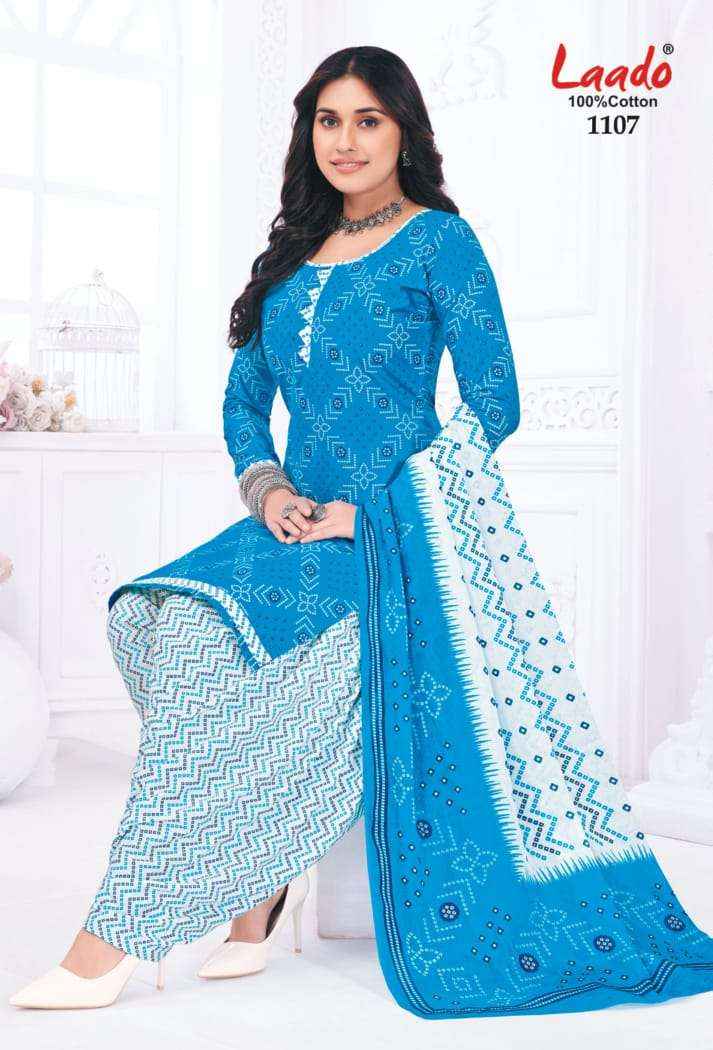 Laado Nadiya Patiyala Vol 11 Cotton Dress Material 12 pcs Catalogue