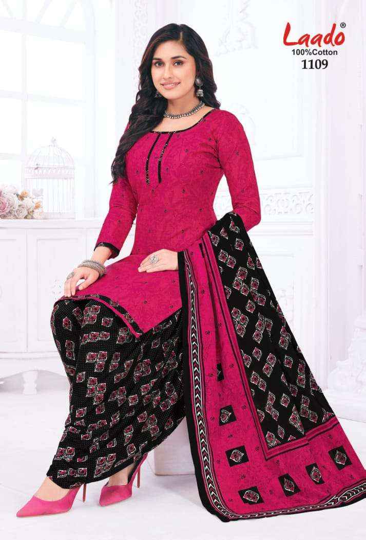 Laado Nadiya Patiyala Vol 11 Cotton Dress Material 12 pcs Catalogue