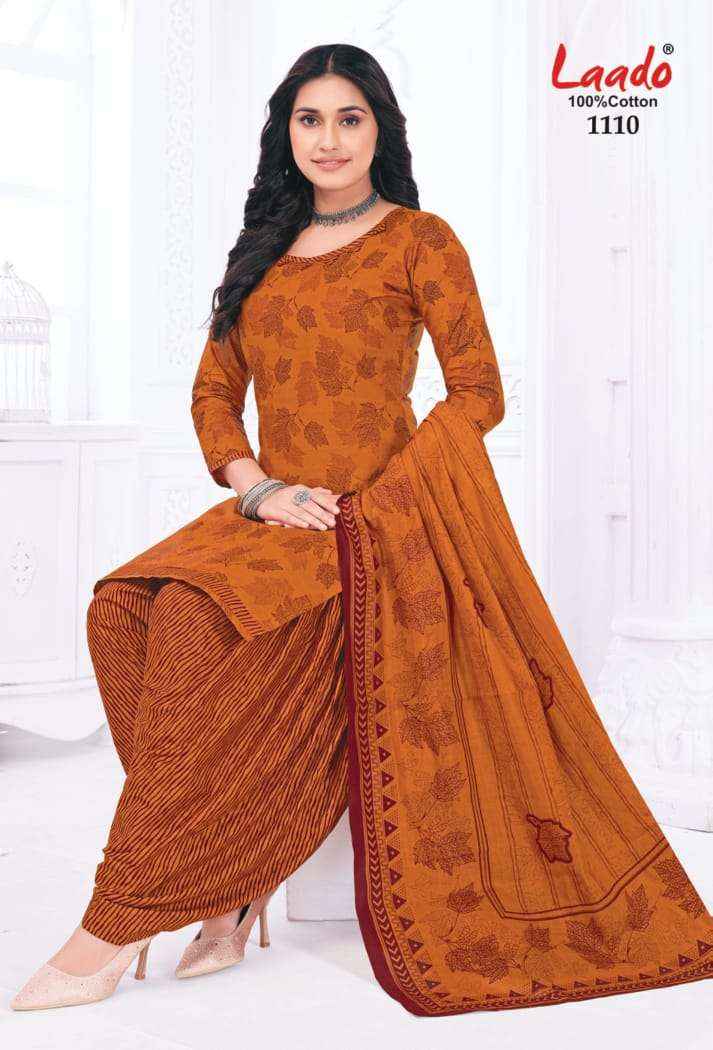 Laado Nadiya Patiyala Vol 11 Cotton Dress Material 12 pcs Catalogue