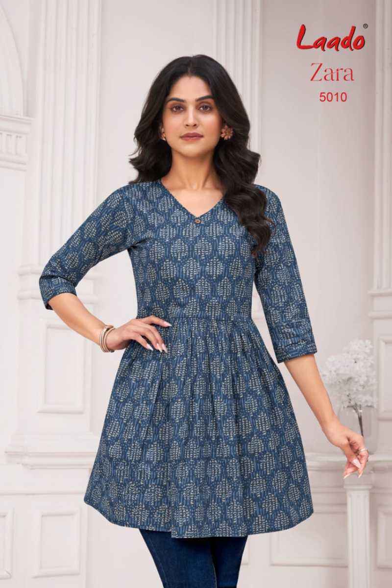 Laado Zara Vol 5 Cotton Kurti 12 pcs Catalogu