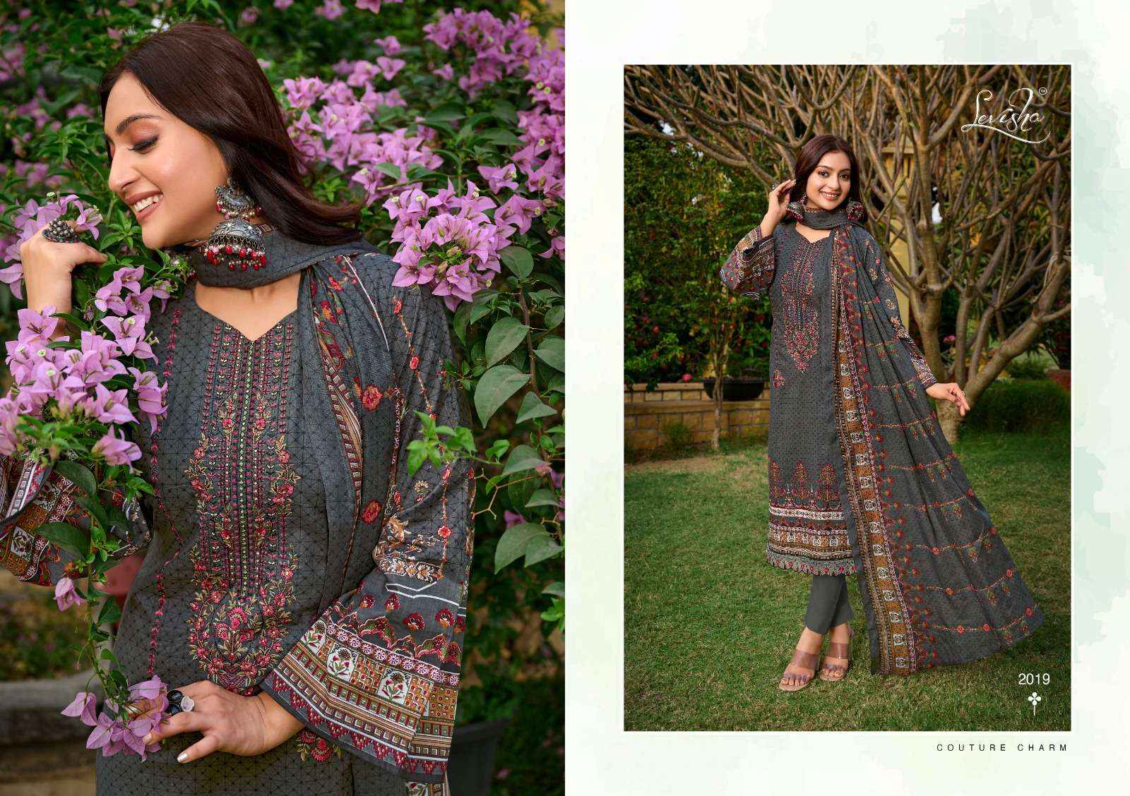 Levisha Zara Zoya Cotton Dress Material 8 pcs Catalogue