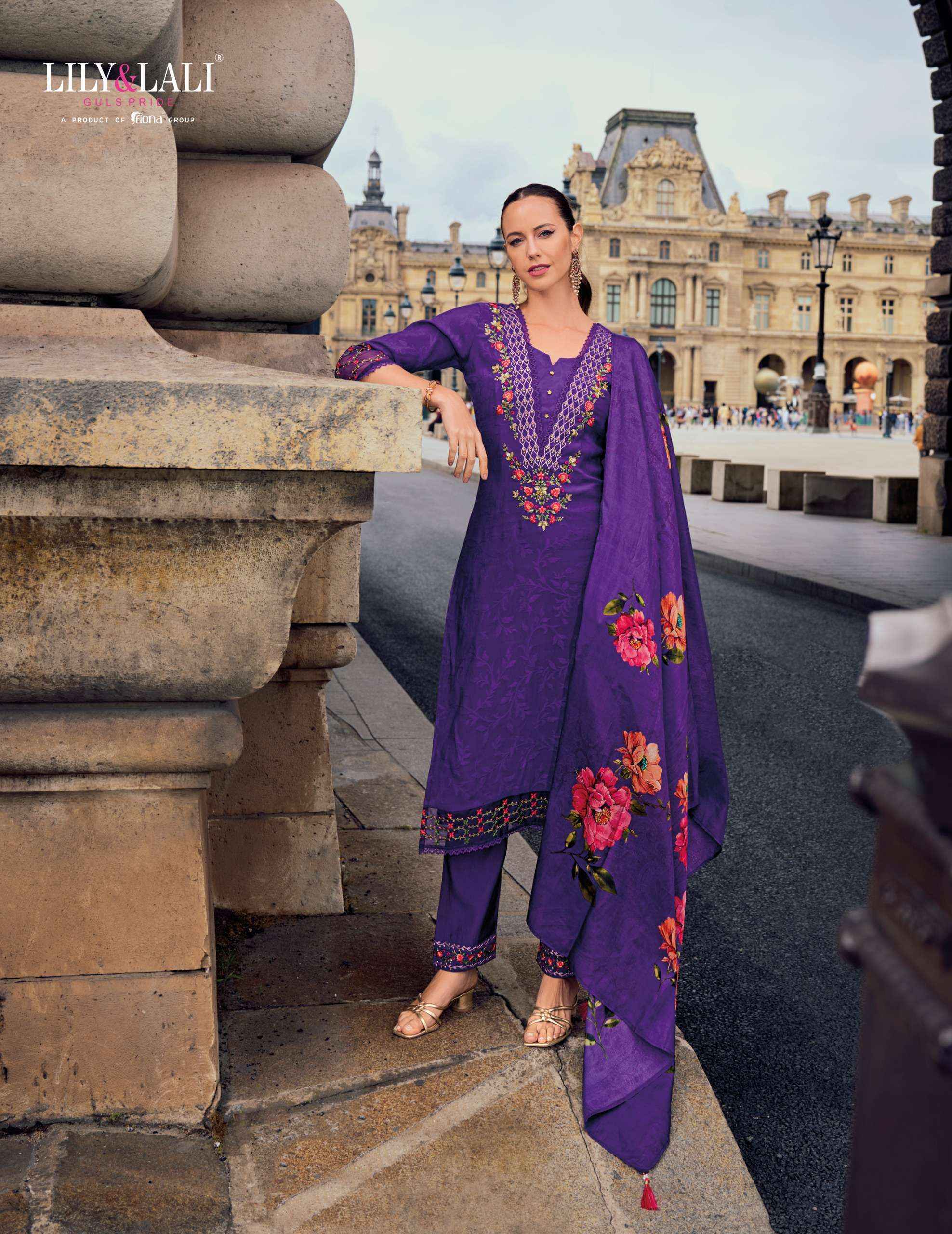 Lily & Lali Haseena Readymade Viscouse Silk Dress 6 pcs Catalogue