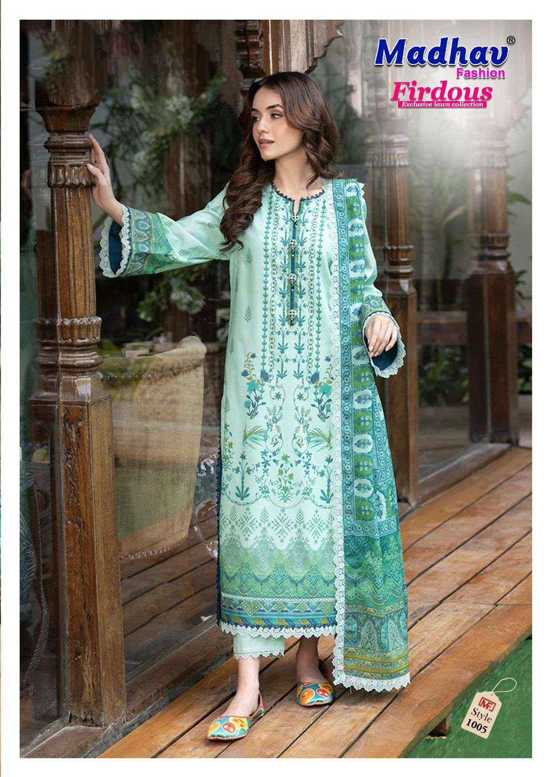Madhav Fashion Firdous Vol 1 Cotton Dress Material 6 pcs Catalogue