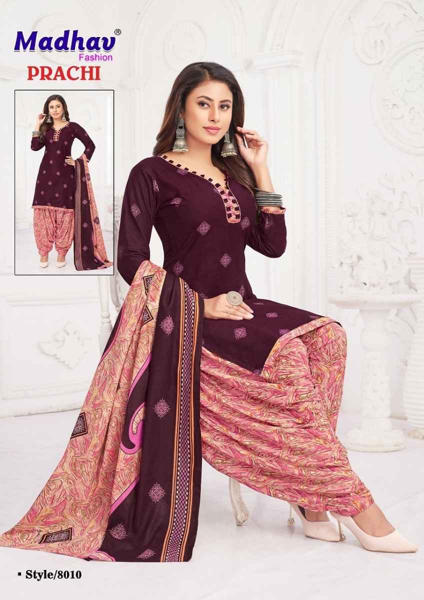 Madhav Fashion Prachi Vol 8 Cotton Dress Material 10 pcs Catalogue