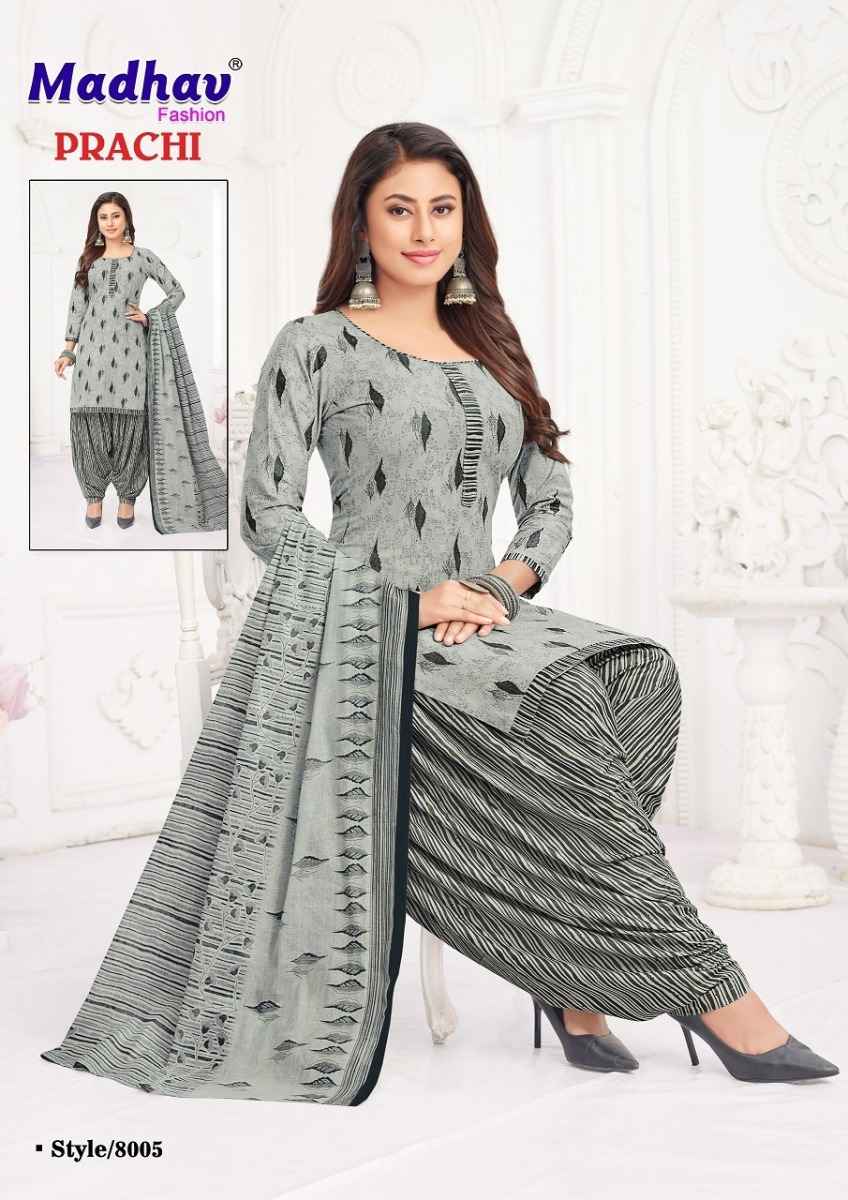 Madhav Fashion Prachi Vol 8 Cotton Dress Material 10 pcs Catalogue