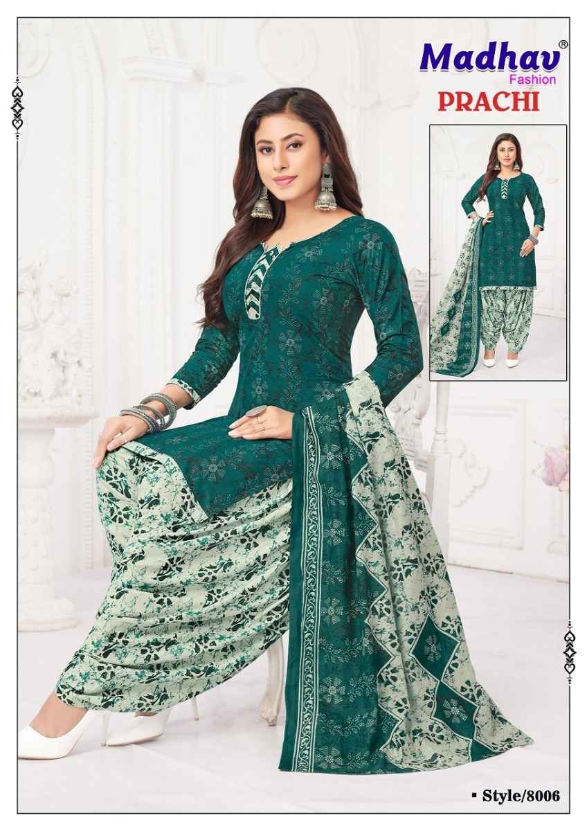 Madhav Fashion Prachi Vol 8 Cotton Dress Material 10 pcs Catalogue