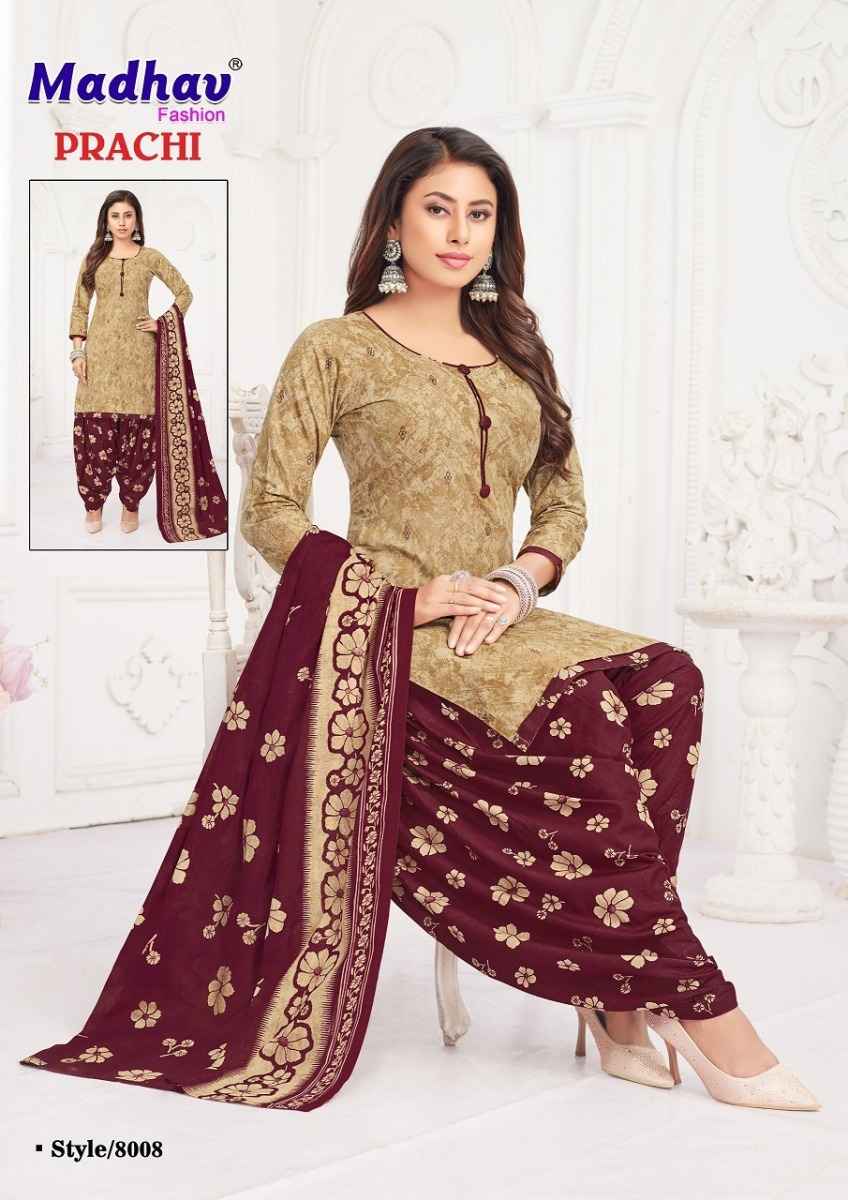 Madhav Fashion Prachi Vol 8 Cotton Dress Material 10 pcs Catalogue
