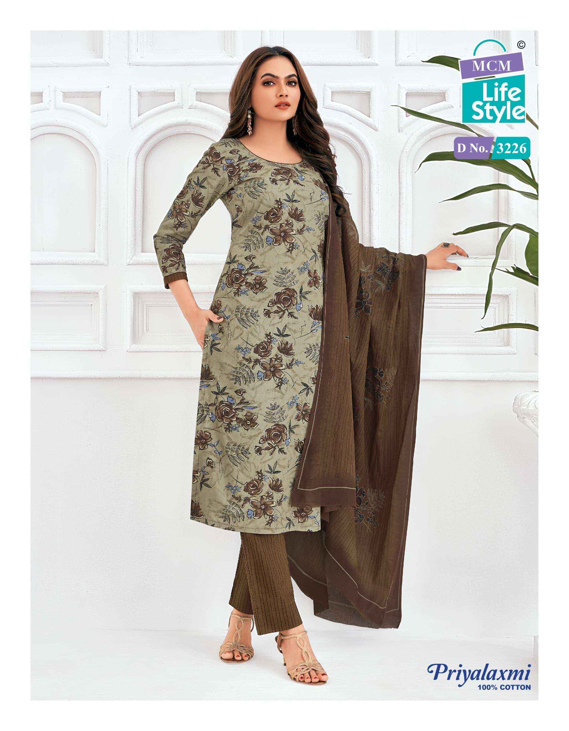 MCM Lifestyle Priyalaxmi Vol 32 Cotton Dress Material 20 pcs Catalogue
