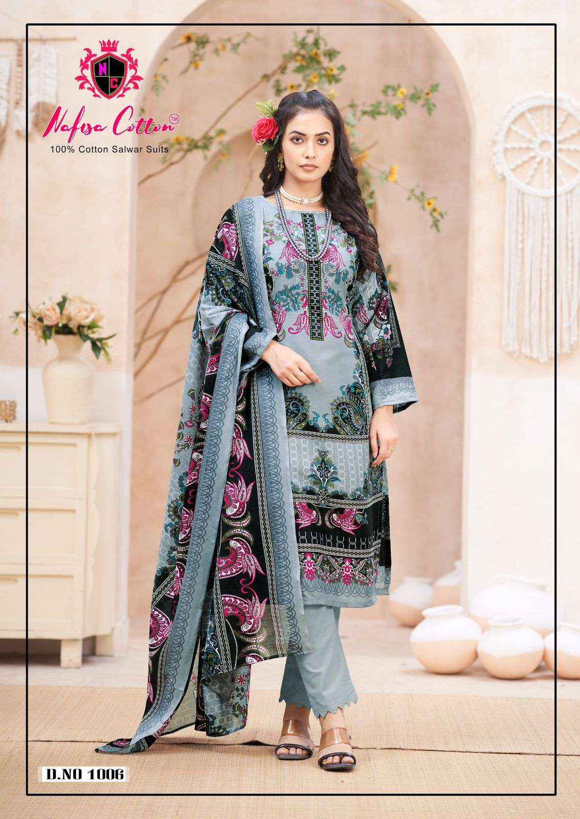 Nafisa cotton suits top