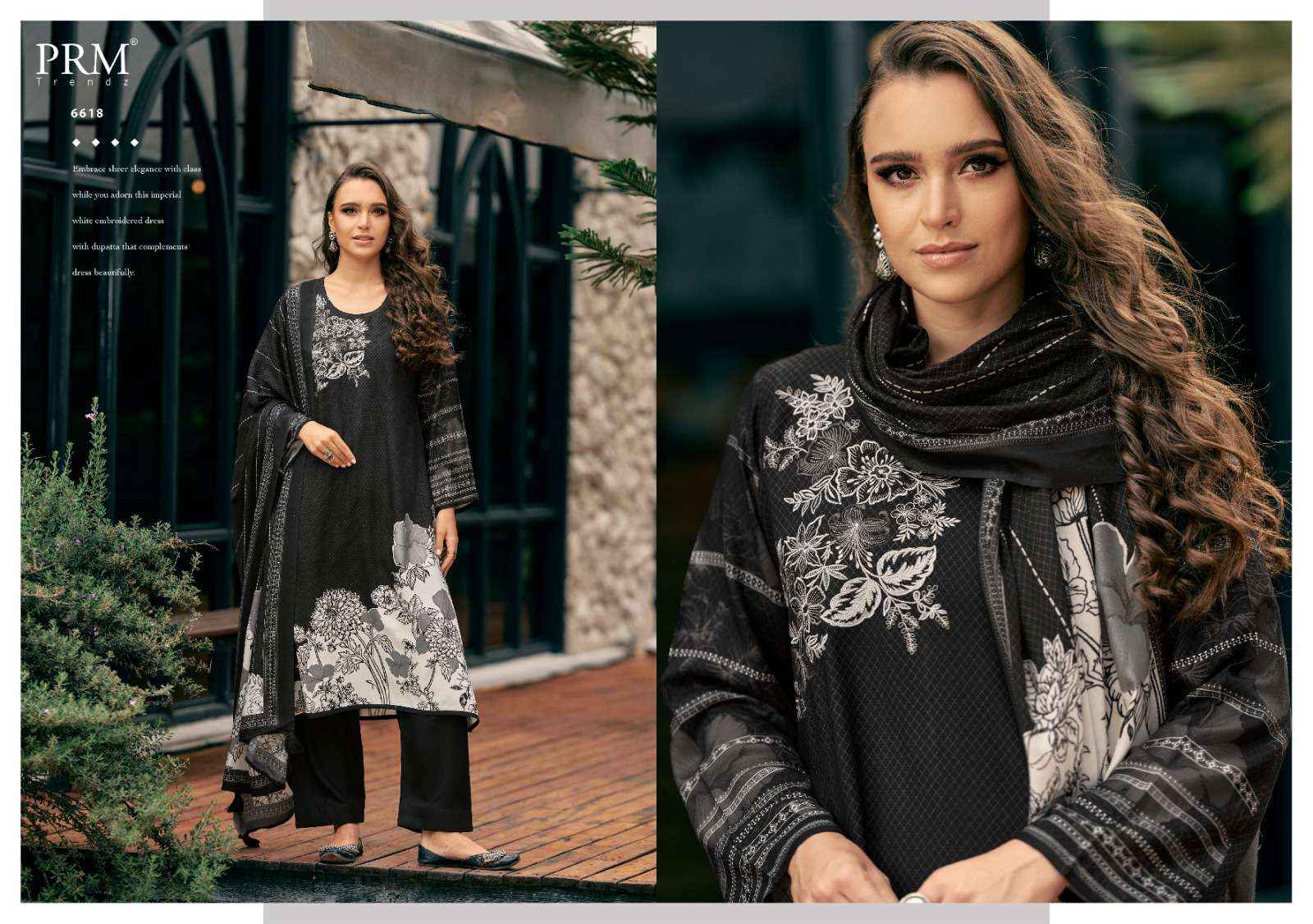 PRM Trendz Antara Viscouse Pashmina Dress Material 8 pcs Catalogue