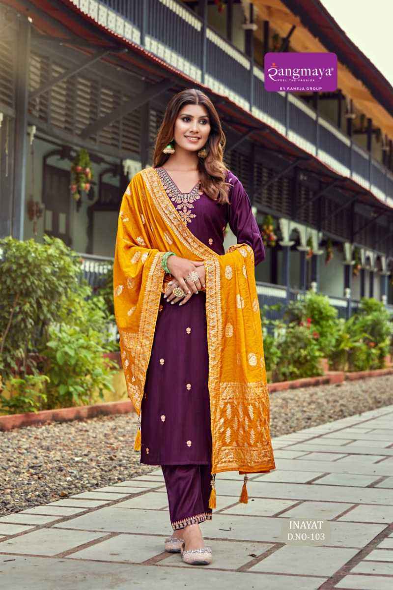 Rangmaya Inayat Vertican Kurti Combo 8 pcs Catalogue
