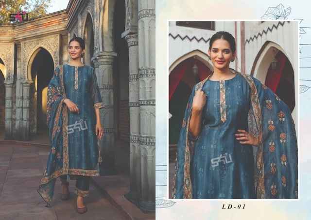 S4U Love For Dupatta Fancy Kurti Como 6 pcs Catalogue