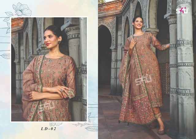S4U Love For Dupatta Fancy Kurti Como 6 pcs Catalogue
