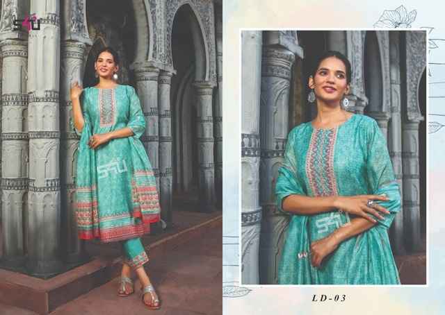 S4U Love For Dupatta Fancy Kurti Como 6 pcs Catalogue