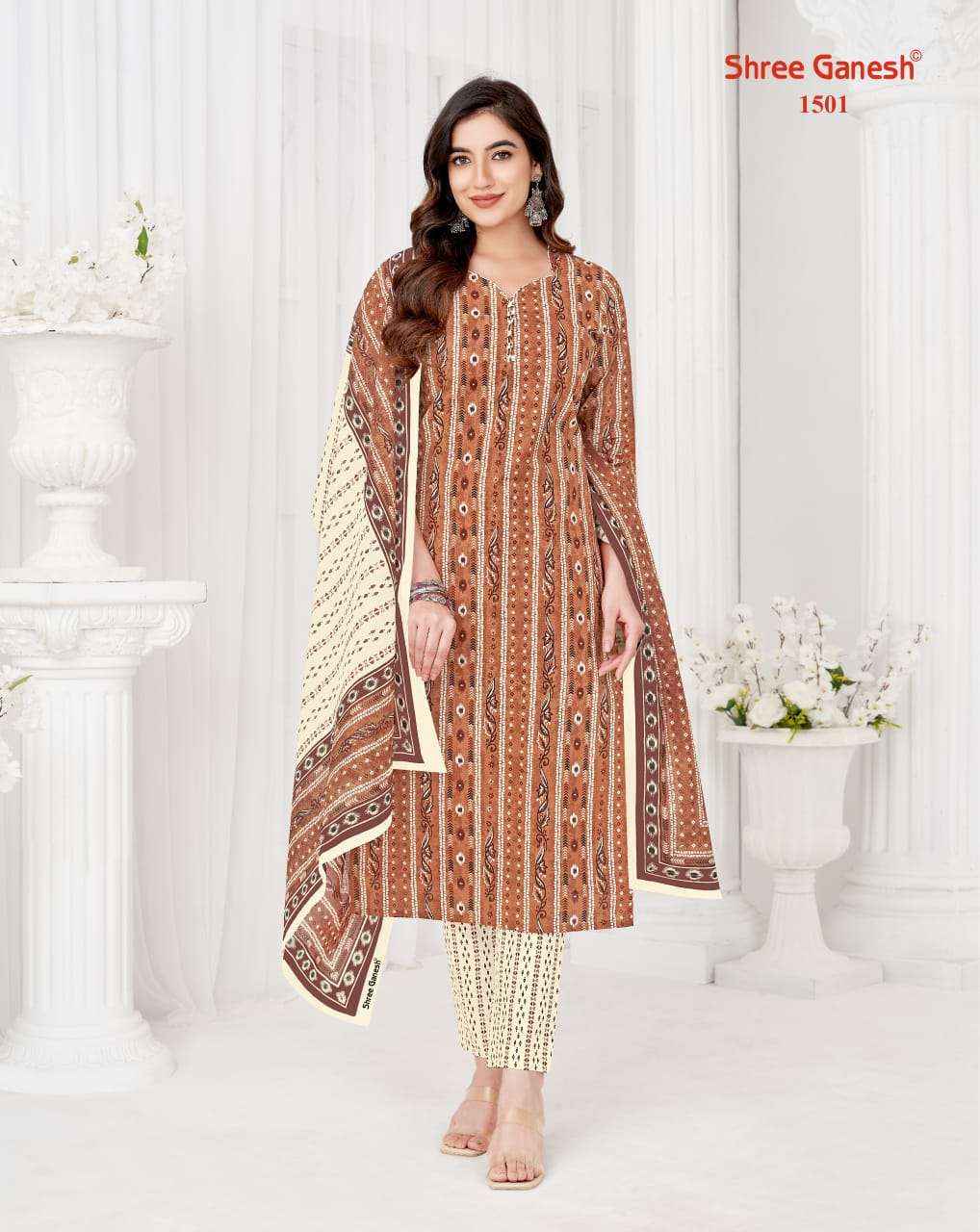 Shree Ganesh Vaani Vol 5 Cotton Dress Materal 20 pcs Catalogue