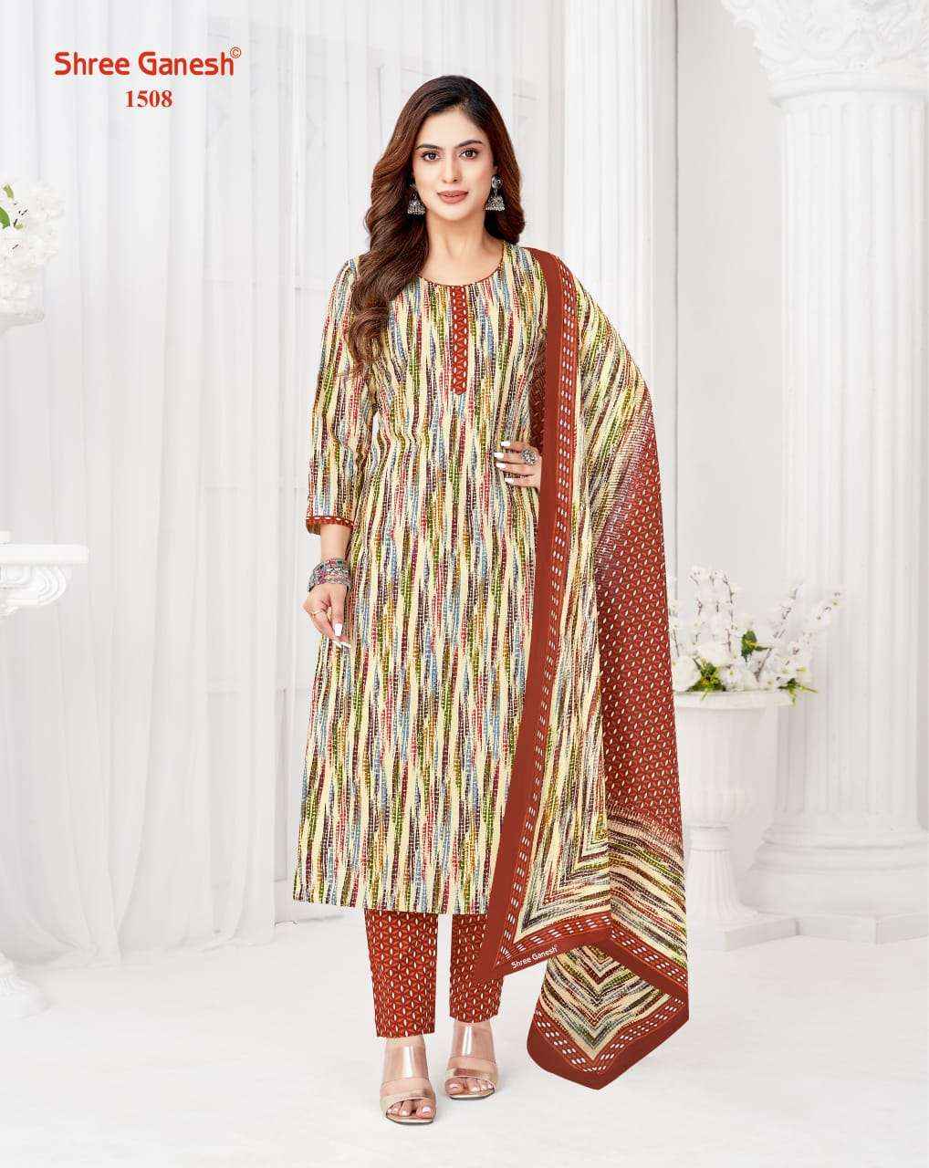 Shree Ganesh Vaani Vol 5 Cotton Dress Materal 20 pcs Catalogue