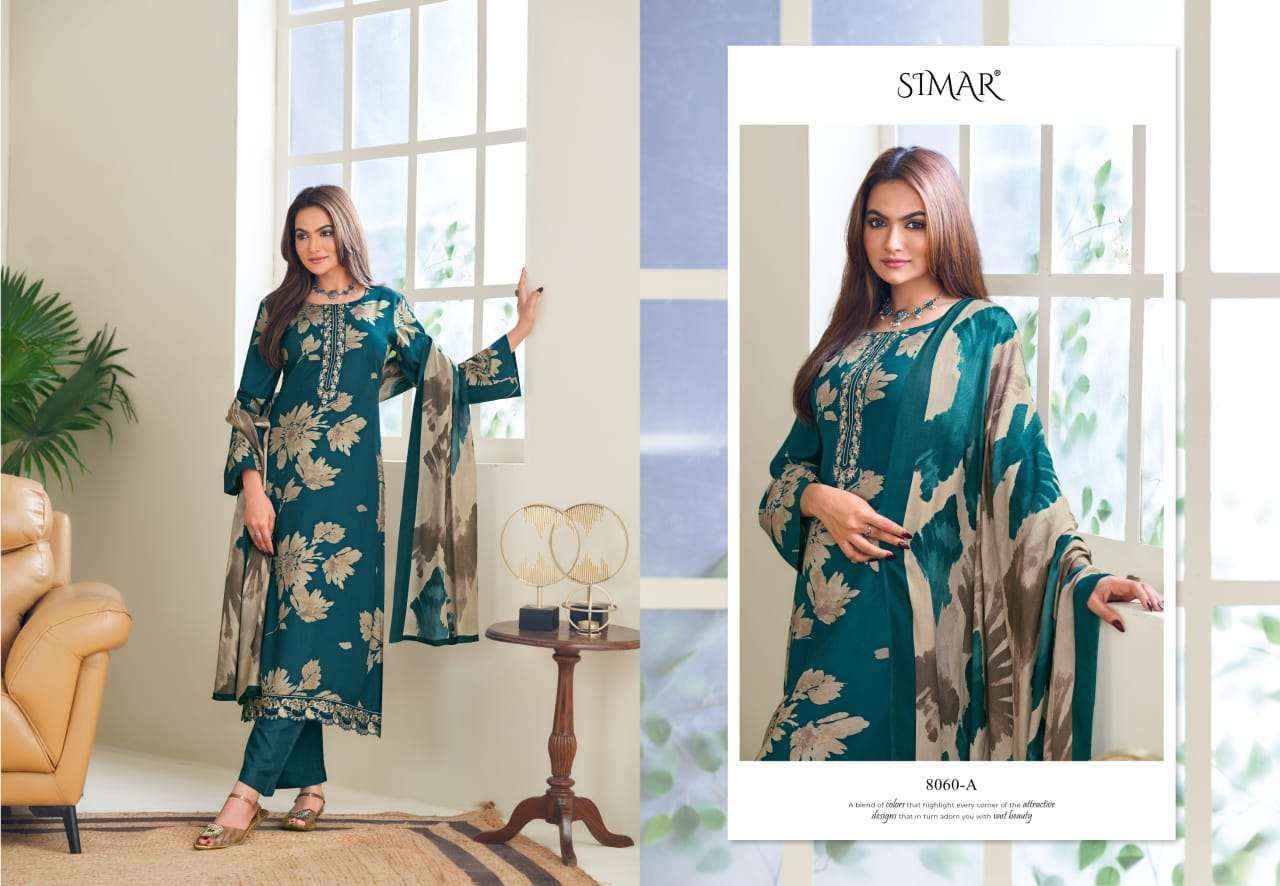 Simaar Heeriya Pashmina Dress Material 4 pcs Catalogue
