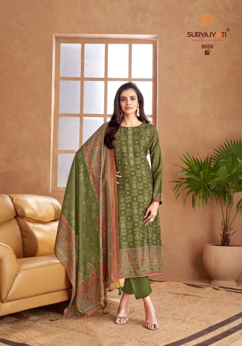 Suryajyoti Pushpa Vol 9 Modal Dress Material 8 pcs Catalogue