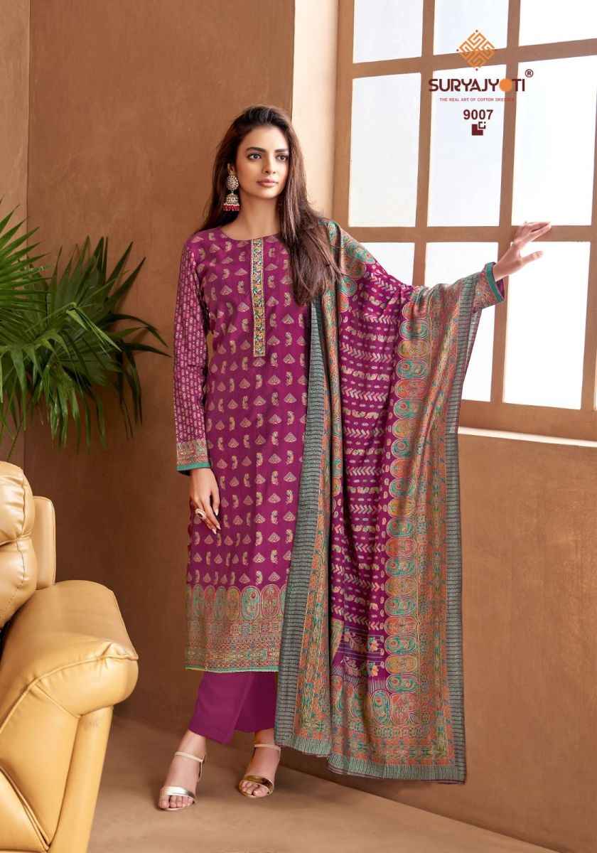 Suryajyoti Pushpa Vol 9 Modal Dress Material 8 pcs Catalogue