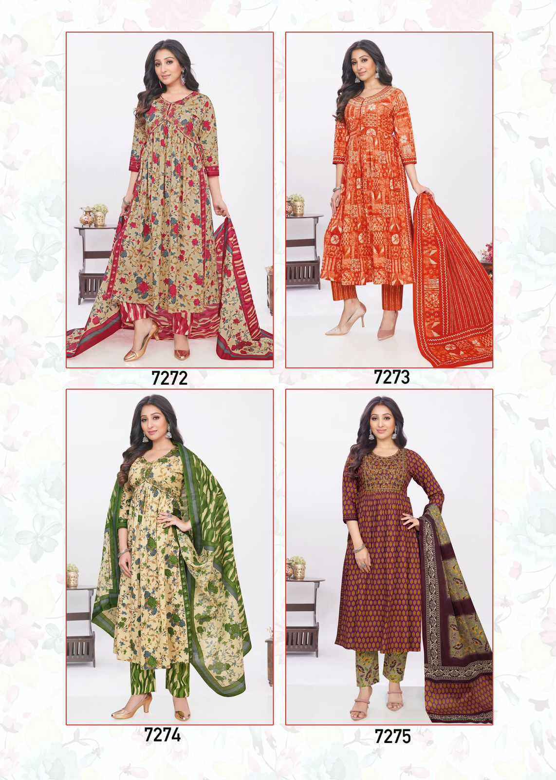 Aarvi Fashion Samira Vol 2 Fancy Kurti Combo 8 pcs Catalogue