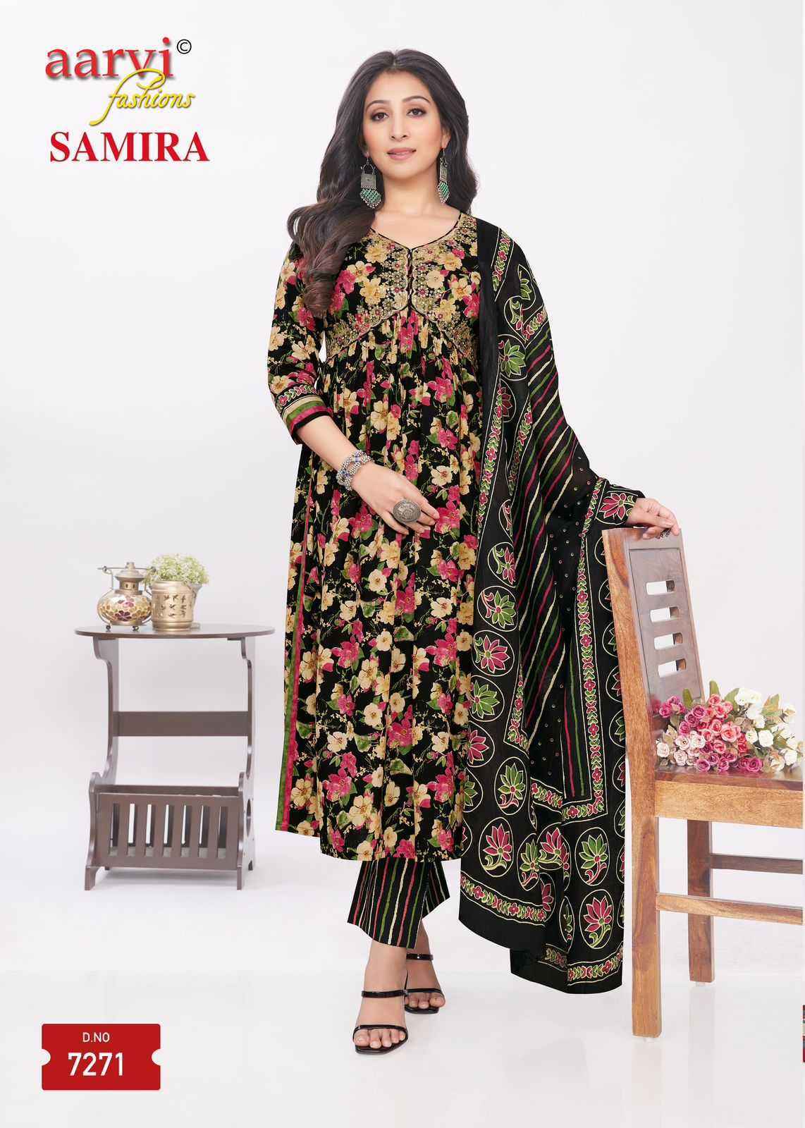 Aarvi Fashion Samira Vol 2 Fancy Kurti Combo 8 pcs Catalogue
