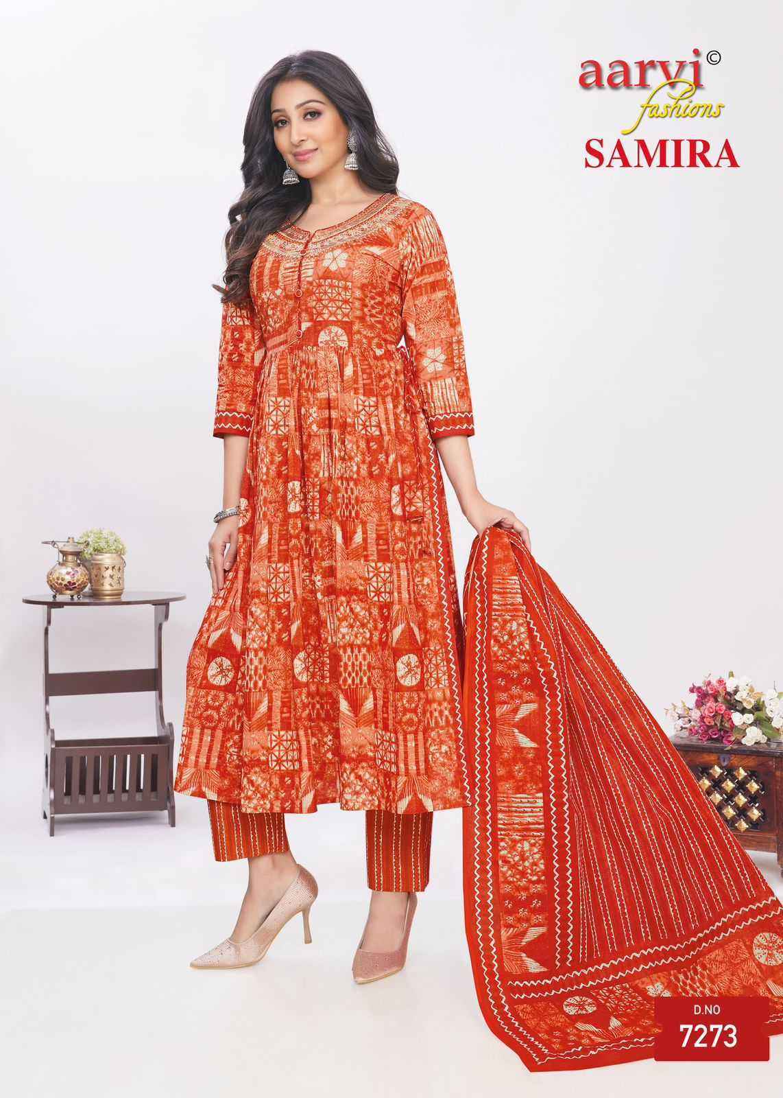 Aarvi Fashion Samira Vol 2 Fancy Kurti Combo 8 pcs Catalogue