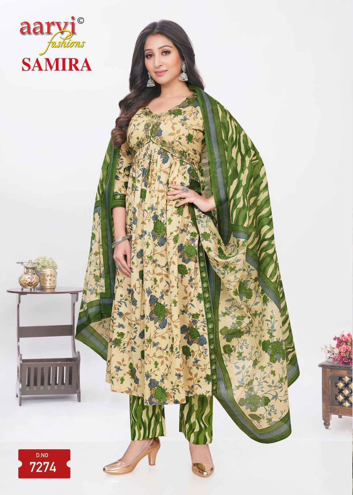 Aarvi Fashion Samira Vol 2 Fancy Kurti Combo 8 pcs Catalogue