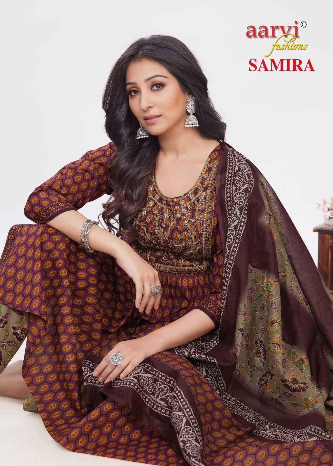 Aarvi Fashion Samira Vol 2 Fancy Kurti Combo 8 pcs Catalogue