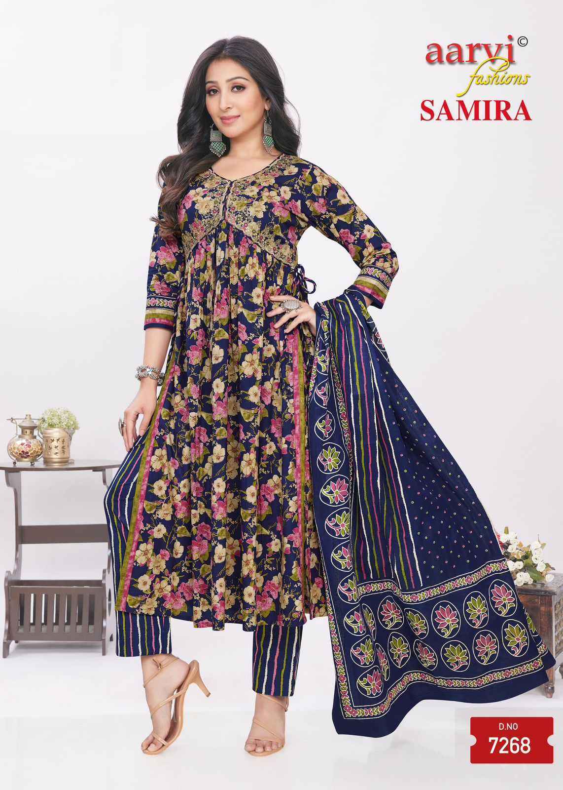 Aarvi Fashion Samira Vol 2 Fancy Kurti Combo 8 pcs Catalogue
