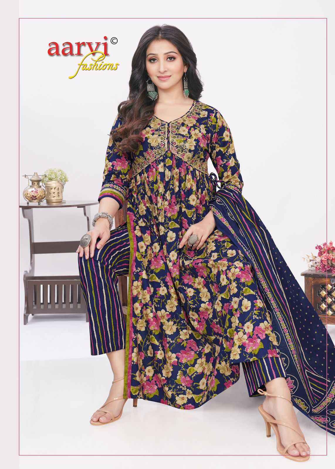 Aarvi Fashion Samira Vol 2 Fancy Kurti Combo 8 pcs Catalogue