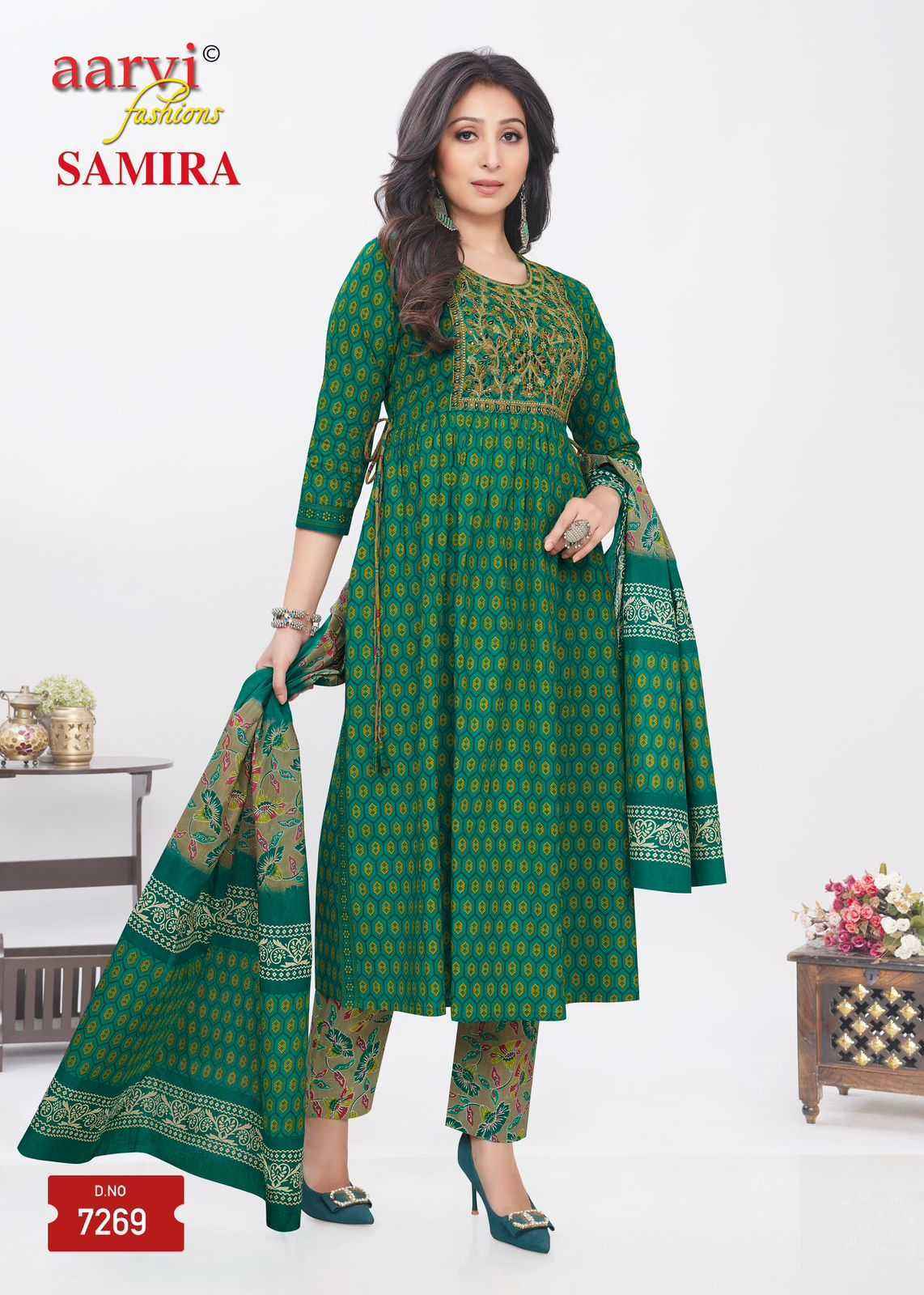 Aarvi Fashion Samira Vol 2 Fancy Kurti Combo 8 pcs Catalogue