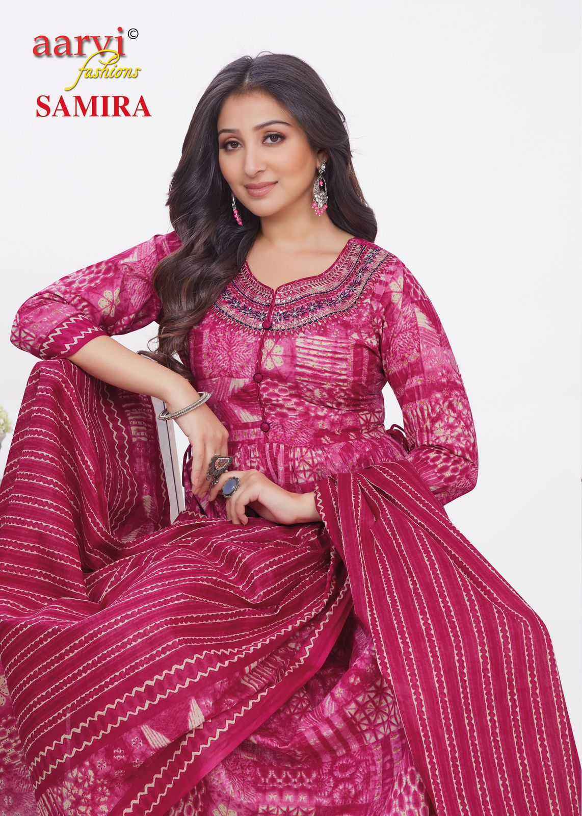 Aarvi Fashion Samira Vol 2 Fancy Kurti Combo 8 pcs Catalogue