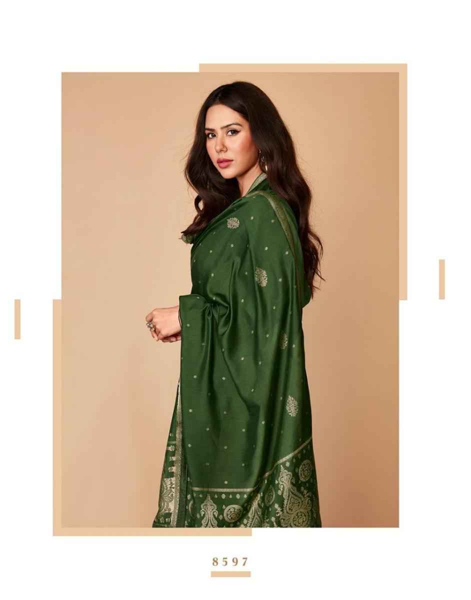 Aashirwad Mor Bagh Saaras Silk Dress Material 6 pcs Catalogue