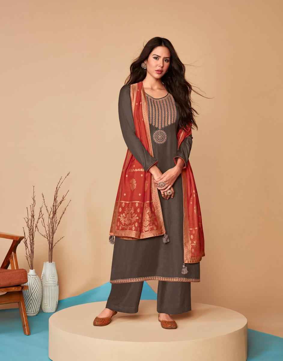 Aashirwad Mor Bagh Saaras Silk Dress Material 6 pcs Catalogue