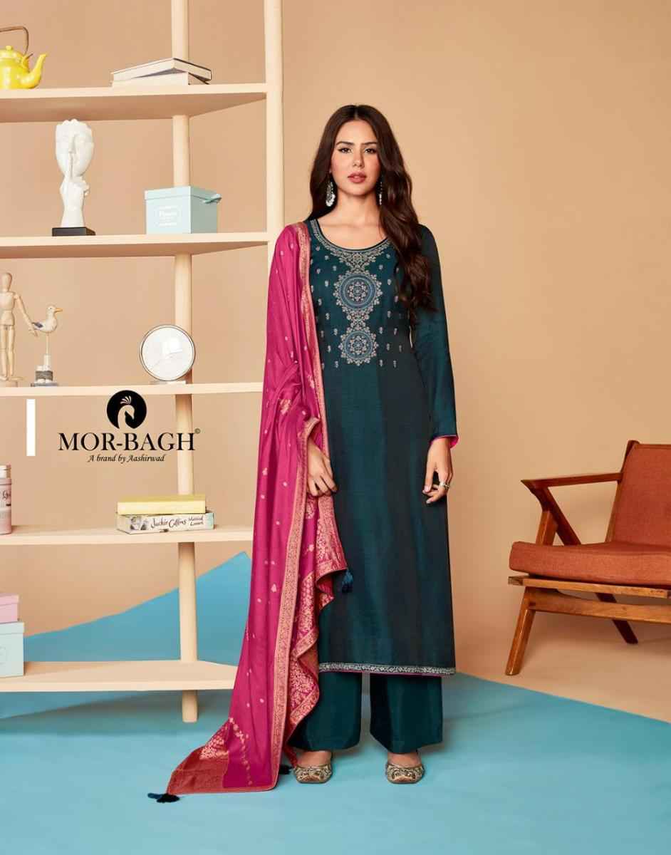Aashirwad Mor Bagh Saaras Silk Dress Material 6 pcs Catalogue