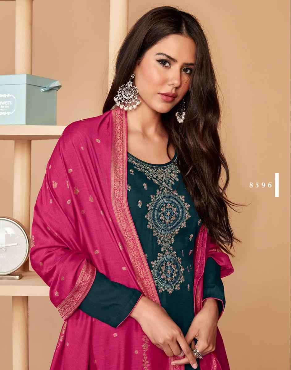 Aashirwad Mor Bagh Saaras Silk Dress Material 6 pcs Catalogue